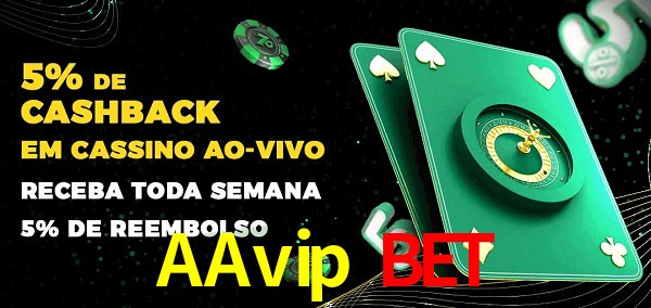 Promoções do cassino ao Vivo AAvip Bet